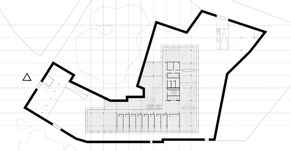 Planta Baja. Oficinas en Zamora. Alberto Campo Baeza, 2012.